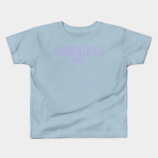 Kaanapali beach Maui Hawaii vacation destination Kids T-Shirt